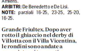 Friultex con orgoglio fuori dalle zone calde