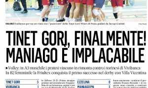 Tinet Gori, finalmente! Maniago è implacabile