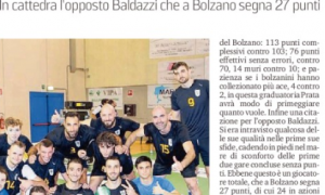 Finalmente Prata: primi set e primi punti vanno in cassaforte